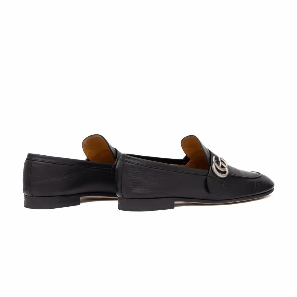 1.2k.$ GUCCI 450853 Men’s GG Marmont Loafers in Black Leather 41.5 EUR US 8.5